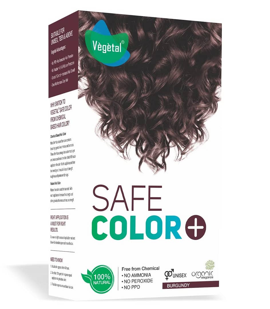 Vegetal safe hair colour